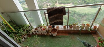 Balcony in 3 BHK Apartment at Sumadhura Acropolis, Gachibowli – for Rent