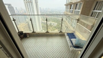 Balcony in 2 BHK Apartment at L&T Crescent Bay T2, Parel – for Rent