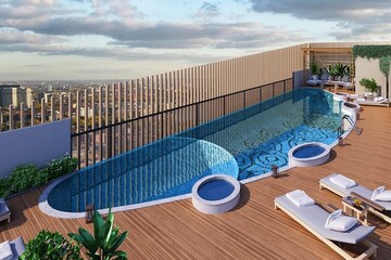 Swimming Pool in 1 BHK Apartment at Sethia Pride, Kandivali East – for Sale