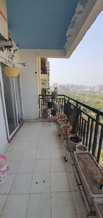 Balcony in 2 BHK Apartment at Panchsheel Greens, Sector 16 Greater Noida – for Rent