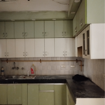 Kitchen in 2 BHK Apartment at Aditya City Apartments, Shahpur Bamheta – for Rent