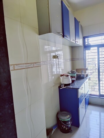 Living Room in 1 BHK Apartment at Kopar Khairane – for Rent
