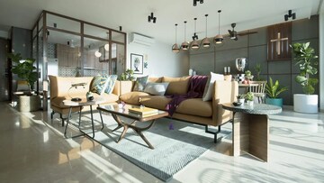 Living Room in 4 BHK Apartment at Pi I And Ii Greater Noida – for Sale