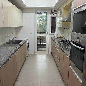 Kitchen in 4 BHK Apartment at DLF Park Place, Dlf Phase V – for Sale