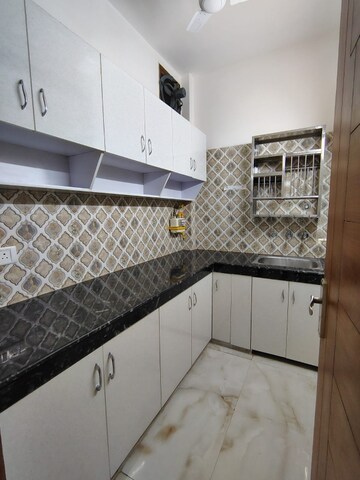 Kitchen in 2 BHK Builder Floor at Malviya Nagar – for Rent