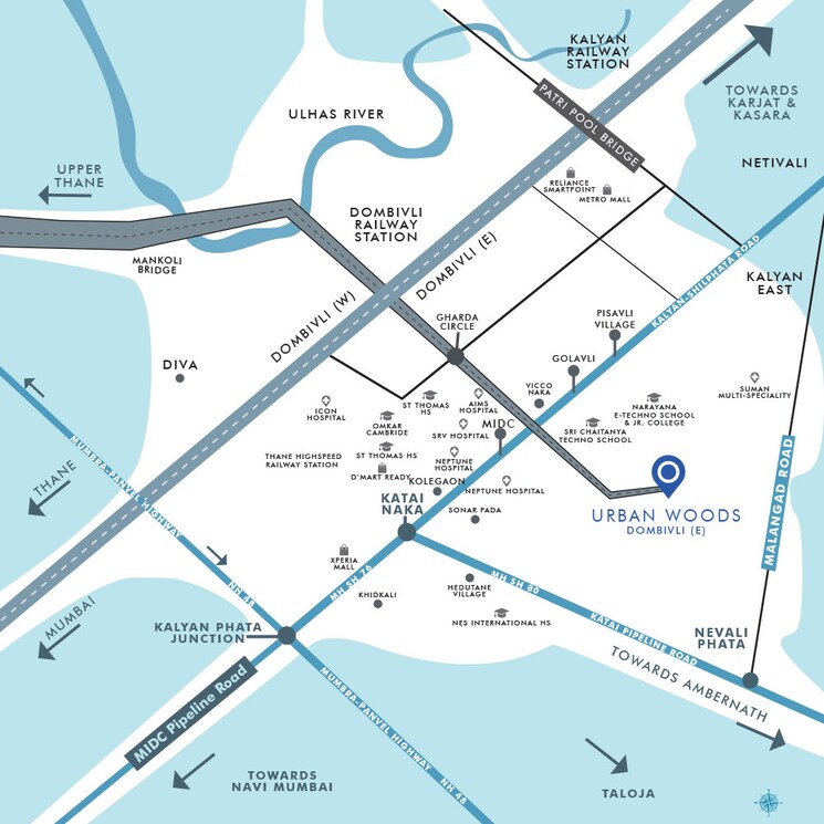 undefined, rustomjee-urban-woods 2 Bedroom 642 Sq.Ft. Apartment In Dombivli East Thane 8513635