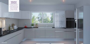 Kitchen in 4 BHK Villa at Adarsh Tranqville, Chikkagubbi Village – for Sale