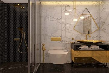 Attached Bathroom in 3 BHK Apartment at IM Applaud 38, Goregaon East – for Sale
