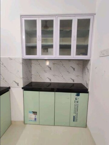 Kitchen in 1 BHK Apartment at Swastik Residency Phase II CHS Ltd, Ghodbunder Road – for Rent
