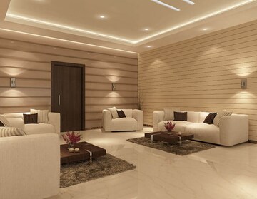 Living Room in 3 BHK Apartment at Gurukrupa Marina Enclave, Malad West – for Sale