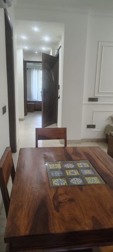 Living Room in 3 BHK Builder Floor at Ansal Sushant Lok I, Sector 43 – for Rent