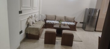 Living Room in 3 BHK Builder Floor at Ansal Sushant Lok I, Sector 43 – for Rent