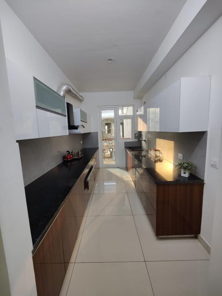 Kitchen, hermitage-centralis 3 Bedroom 1450 Sq.Ft. Apartment In Vip Road Zirakpur 8513862