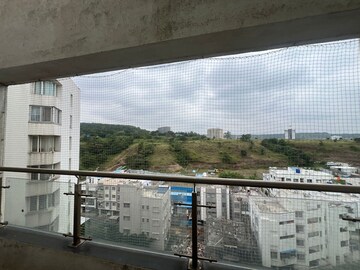 Balcony in 3 BHK Apartment at Kailash Manas Apartments, Mohammadwadi – for Rent