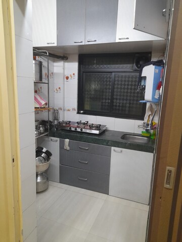 Kitchen in 1 RK Apartment at Mahape – for Rent