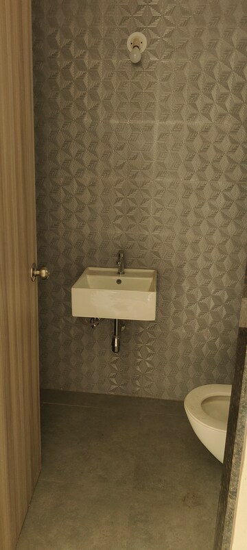 Bathroom in 2 BHK Apartment at Ashar Axis, Majiwada – for Rent