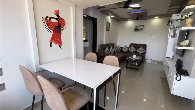 Living Room, dosti-group-maitri-gardens 1 Bedroom 500 Sq.Ft. Apartment In Oswal Park Thane 8514036