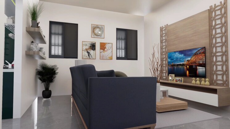 Living Room, trichy madurai road 2.5 Bedroom 1400 Sq.Ft. Villa In Trichy Madurai Road Trichy 8514125