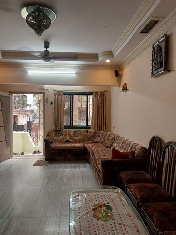 Living Room in 2 BHK Apartment at Mahape – for Rent