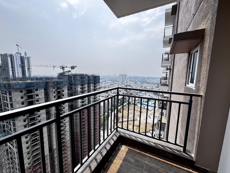 Balcony, rajapushpa-provincia 3 Bedroom 2335 Sq.Ft. Apartment In Narsingi Hyderabad 8514244