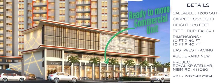 Exterior View, kanifnath-royal-kp-stellar Commercial Shop 1200 Sq.Ft. In Mohammadwadi Pune 8514253