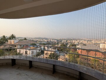 Balcony in 3 BHK Apartment at Jubilee Hills – for Rent