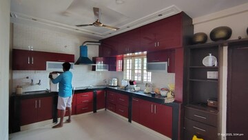 Kitchen in 3 BHK Apartment at Jubilee Hills – for Rent