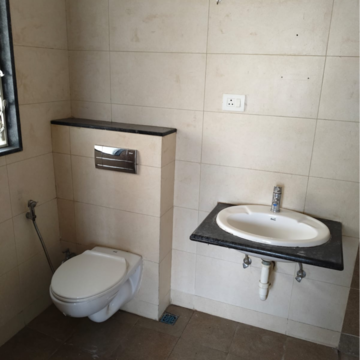 Bathroom in 2 BHK Apartment at Tulip Infinity World, Punawale – for Rent