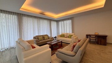 Living Room in 4 BHK Villa at Prestige Golfshire, Nandi Hills – for Rent
