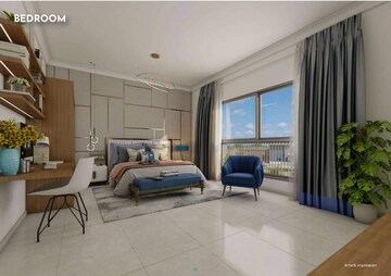 Bedroom in 3 BHK Apartment at Prestige Clairemont, Kokapet – for Sale