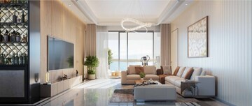 Living Room in 4 BHK Apartment at MSN One, Kokapet – for Sale