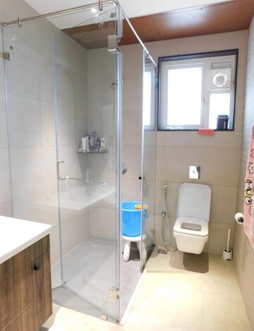 Attached Bathroom in 3 BHK Apartment at My Home Bhooja, Hi Tech City – for Rent