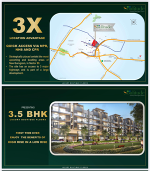 3 BHK Apartment – Exterior View View at M3M Soulitude, Sector 89 - for Sale