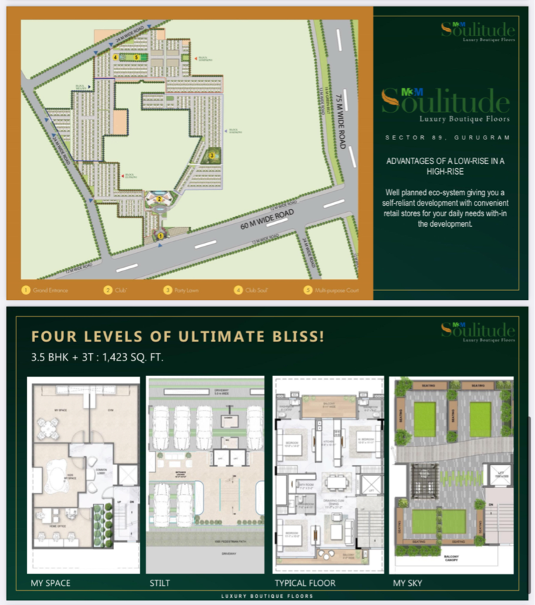 Map Location, m3m-soulitude 3 Bedroom 1620 Sq.Ft. Apartment In Sector 89 Gurgaon 8515915