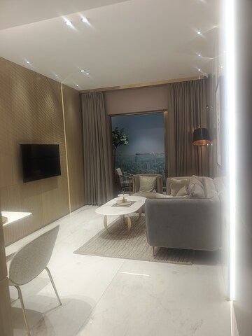Living Room in 3 BHK Apartment at Chandak Greenairy, Borivali East – for Sale