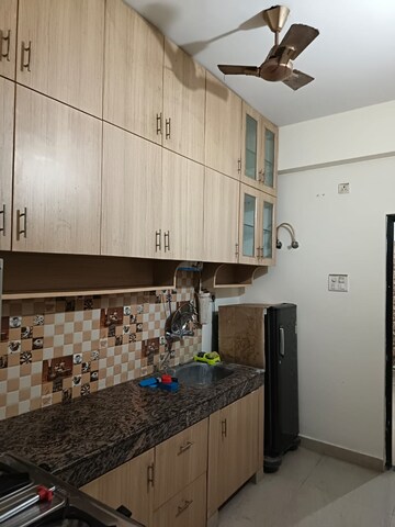 Kitchen in 2 BHK Apartment at Swastik Amaravati, Ramnagar – for Rent