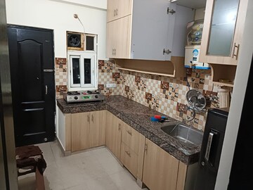 Kitchen in 2 BHK Apartment at Swastik Amaravati, Ramnagar – for Rent
