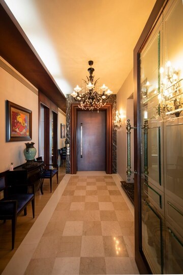Living Room in 4 BHK Apartment at One Altamount Apartment, Altamount Road – for Sale