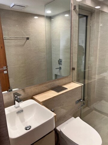 Attached Bathroom in 2 BHK Apartment at Hiranandani Castle Rock, Powai – for Rent