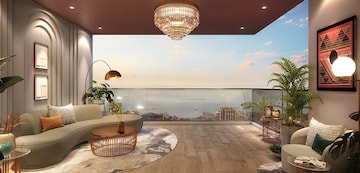 Balcony in 4 BHK Apartment at Lodha Mahalaxmi Bellevue, Mahalaxmi – for Sale