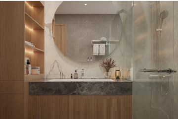 Bathroom in 3 BHK Apartment at Tech Zone 4 Greater Noida – for Sale