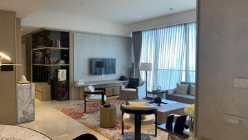 Living Room in 4 BHK Apartment at Rustomjee Crown, Prabhadevi – for Sale