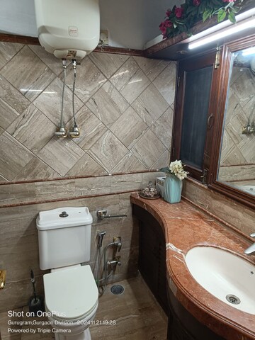Attached Bathroom in 3 BHK Apartment at Ambience Creacions, Sector 22 – for Rent