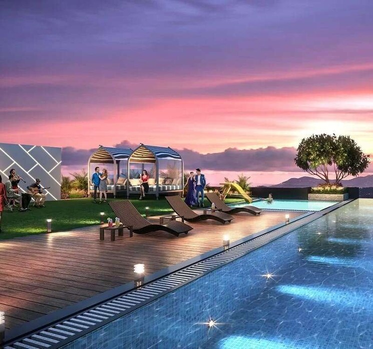 Swimming Pool, soham-crystal-spires 3 Bedroom 1490 Sq.Ft. Apartment In Ghodbunder Road Thane 8516913