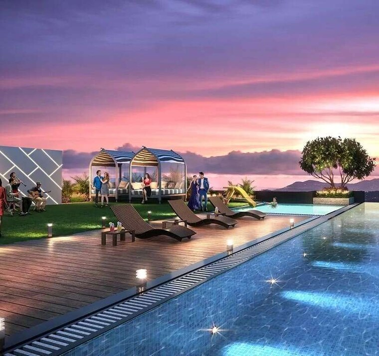 Swimming Pool, soham-crystal-spires 3 Bedroom 1490 Sq.Ft. Apartment In Ghodbunder Road Thane 8516913