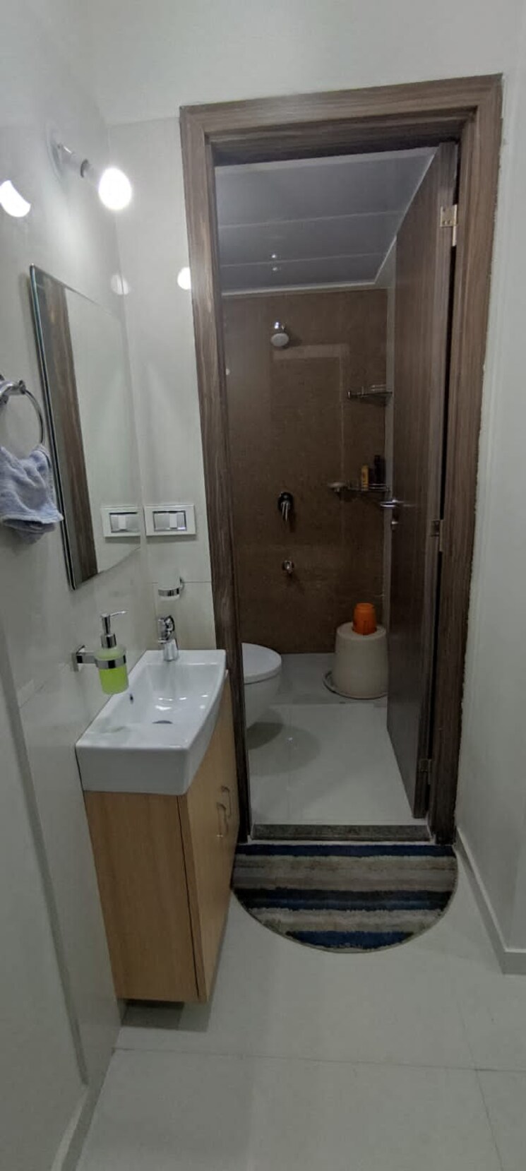 Attached Bathroom, om-the-hillside 2 Bedroom 1000 Sq.Ft. Apartment In Bavdhan Pune 8516901