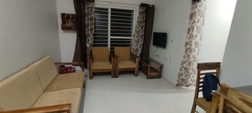 Living Room in 2 BHK Apartment at Om The Hillside, Bavdhan – for Rent