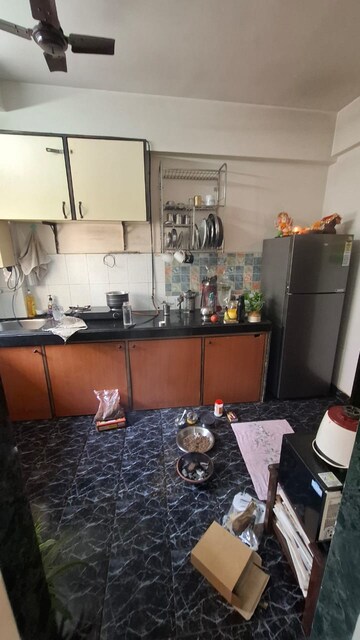 Kitchen in 3 BHK Apartment at Shiv Shrishti CHS, Powai – for Rent