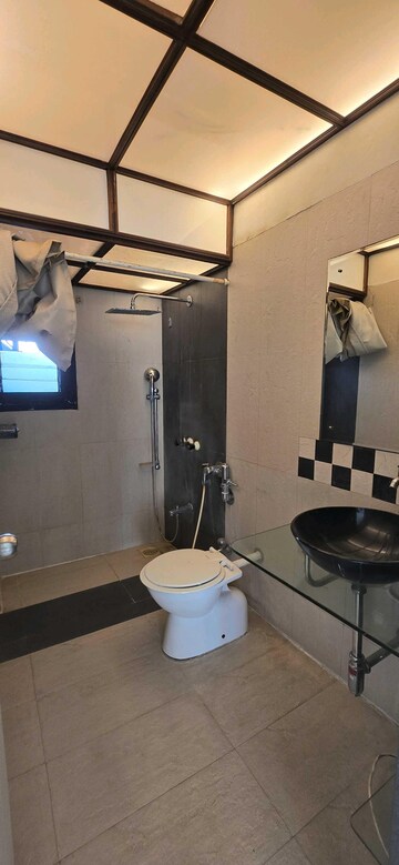 Attached Bathroom in 3 BHK Apartment at Chaitanya Tower, Prabhadevi – for Sale