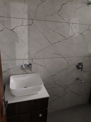 Attached Bathroom in 3 BHK Builder Floor at Dhakoli Village – for Rent